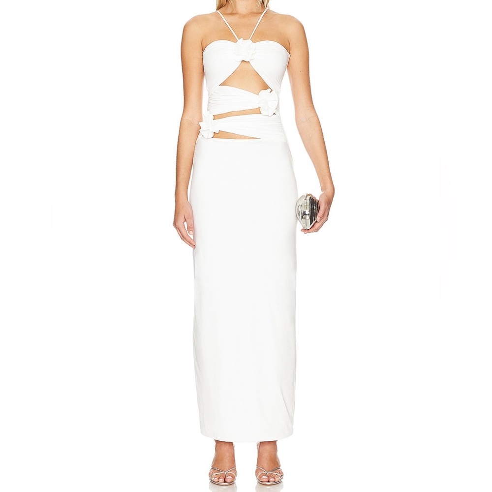 Maygel Coronel Veranera Dress in White